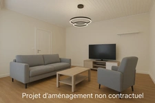 Maison de village en pierres à rénover – 2 chambres + dépendances – Jouhe (proche Dole)