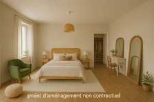 Maison de village en pierres à rénover – 2 chambres + dépendances – Jouhe (proche Dole)