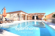 TOP AFFAIRE !! VILLA T6 PLAIN-PIED AVEC GARAGE & PISCINE - À VIAS  (34)