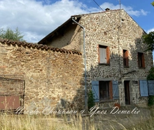 Ensemble immobilier de caractère à rénover, avec grange, au cœur de la nature – Le Vernet-la-Varenne