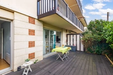 Cabourg Plage - Appartement de type T2 de 34 m2 avec terrasse de 35 m2 - 1 chambre - Plain pied - Cave - Parking