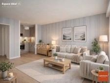CABOURG PLAGE – Superbe Studio de 25.40 m2 avec terrasse plein sud et Parking – A 20 m de la mer !