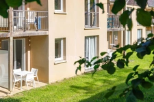 Proximité de Honfleur - Appartement T2 cabine - Plain pied - 38,90 m2 - 2 chambres - Terrasse - Parking - Piscine