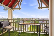 DEAUVILLE - Appartement Duplex - 138.46 m2 au sol - 3 chambres - Terrasses et balcon -  Vue mer - Parking - Cave