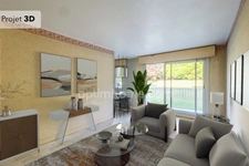Honfleur centre - Appartement en résidence - 47 m2 - 1 chambre - Terrasse - Parking - Cave - 1er étage sans ascenseur