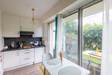 Cabourg Plage - Appartement de type T2 de 33 m2 avec terrasse de 34 m2 - 1 chambre - Plain pied - Cave - Parking