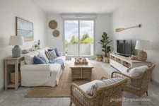 Proximité de Honfleur - Appartement 3 pièces avec terrasse– 55 m2 - 2 chambres - Parkings - Résidence avec piscine et tennis