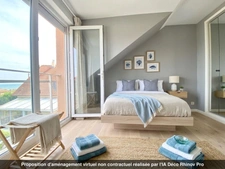 Maison à vendre OUISTREHAM avec vues mer des chambres - Tout proche de la plage - Emplacement ultra recherché !