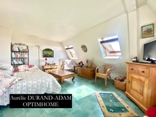 Bel Appartement T1meublé, lumineux avec vue dégagée sur la Touques  - Cave - Ascenseur - Dernier étage -