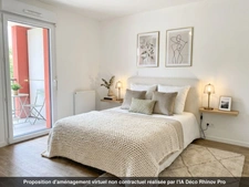Appartement T3 ultra lumineux - Grand balcon - Garage fermé - Place de stationnement privative
