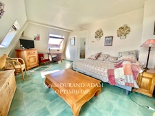 Bel Appartement T1meublé, lumineux avec vue dégagée sur la Touques  - Cave - Ascenseur - Dernier étage -