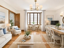 Appartement à vendre 4 pièces TROUVILLE SUR MER - Charme de l'ancien à deux pas de la plage