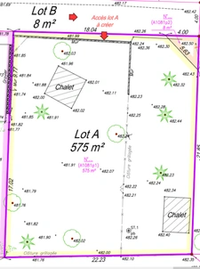 Terrain à batir de 575,00 m² NANGY  (74)