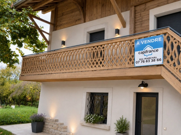 Viuz-en-Sallaz : Ancienne ferme rénovée alliant cachet et performance énergétique – proche Genève