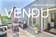 COTEAUX LIMITE SANNOIS  DERNIER ETAGE TRES BEL APPARTEMENT DUPLEX TERRASSE 4 PIECES 80M2 3 CHAMBRES DOUBLE PARKING EN S/SOL