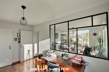 COTEAUX LIMITE SANNOIS !! COUP DE COEUR ASSURE MAGNIFIQUE APPARTEMENT EN DUPLEX AVEC TERRASSE 117M2 -6 PIECES -4CHAMBRES DOUBLE PARKING EN S/SOL 