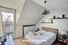 COTEAUX LIMITE SANNOIS !! COUP DE COEUR ASSURE MAGNIFIQUE APPARTEMENT EN DUPLEX AVEC TERRASSE 117M2 -6 PIECES -4CHAMBRES DOUBLE PARKING EN S/SOL 