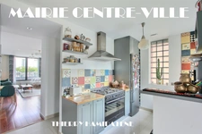 CENTRE VILLE MAIRIE MAGNIFIQUE MAISON MEULIERE ENTIEREMENT RENOVEE DPE C 5 PIECES 3 CHAMBRES S/SOL TOTAL JARDIN 300M2 