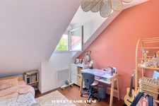 COTEAUX LIMITE SANNOIS  DERNIER ETAGE TRES BEL APPARTEMENT DUPLEX TERRASSE 4 PIECES 80M2 3 CHAMBRES DOUBLE PARKING EN S/SOL