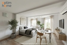 Appartement 104 m2, possibilité studiio indépendant- Véranda,  2 terrasses-jardin, parking privatif, cave