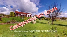 A vendre en exclusivité, proche de la Belgique et du Luxembourg, une spacieuse maison individuelle de plain-pied, d’une surface habitable de 146.93m² (quatre chambres), sur un beau terrain de 2562M²!