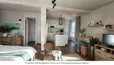 A ne pas manquer ! Grand studio + 1 place de parking privative