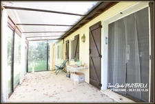 Villa plain pied 100 m2 4 chambres, terrain clos 1300 m2