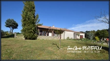 Villa plain pied 160 m2 3 chambres, terrain 1500 m2