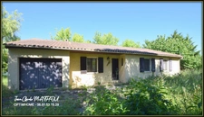 Villa plain pied 100 m2 4 chambres, terrain clos 1300 m2