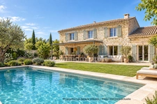 230 m², 6 chambres, vue Alpilles et terrain piscinable à pied du centre de SAINT REMY DE PROVENCE