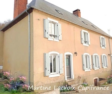 Dpt SARTHE (72), à vendre SCEAUX SUR HUISNE (72) - MAISON BOURGEOISE  P8 de 220 m² - Terrain de 1000 M²  