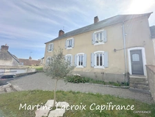 Dpt SARTHE (72), à vendre SCEAUX SUR HUISNE (72) - MAISON BOURGEOISE  P8 de 220 m² - Terrain de 1000 M²  