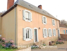 Dpt SARTHE (72), à vendre SCEAUX SUR HUISNE (72) - MAISON BOURGEOISE  P8 de 220 m² - Terrain de 1000 M²  