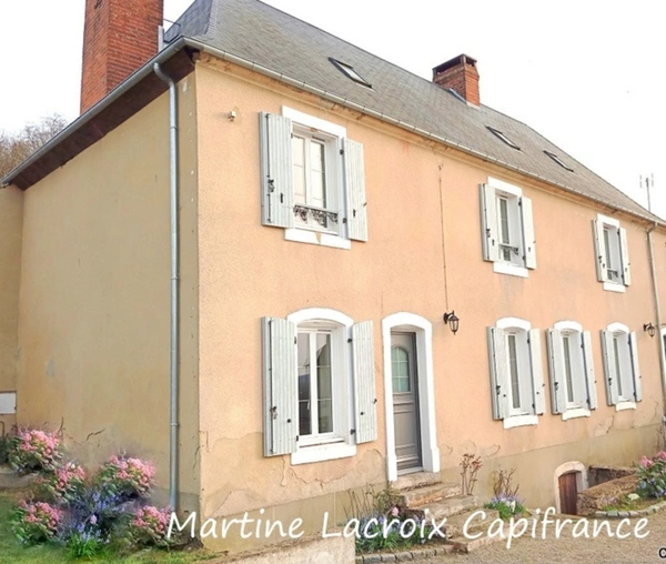 Dpt SARTHE (72), à vendre SCEAUX SUR HUISNE (72) - MAISON BOURGEOISE  P8 de 220 m² - Terrain de 1000 M²  