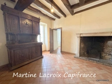 Dpt SARTHE (72), à vendre SCEAUX SUR HUISNE (72) - MAISON BOURGEOISE  P8 de 220 m² - Terrain de 1000 M²  