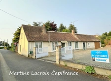 Dpt SARTHE (72), à vendre BONNETABLE - MAISON DE VILLE  P3 de 64 m² - Terrain de 912 M²