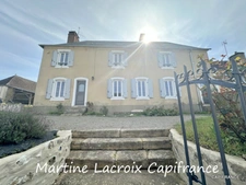 Dpt SARTHE (72), à vendre SCEAUX SUR HUISNE (72) - MAISON BOURGEOISE  P8 de 220 m² - Terrain de 1000 M²  