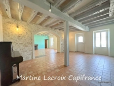 Dpt SARTHE (72), à vendre SCEAUX SUR HUISNE (72) - MAISON BOURGEOISE  P8 de 220 m² - Terrain de 1000 M²  