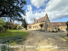 Dpt SARTHE (72), à vendre LA FERTÉ-BERNARD - PROPRIÉTÉ  P5 de 100 m² - Terrain de 10 Ha