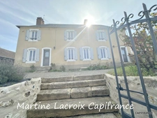 Dpt SARTHE (72), à vendre SCEAUX SUR HUISNE (72) - MAISON BOURGEOISE  P8 de 220 m² - Terrain de 1000 M²  