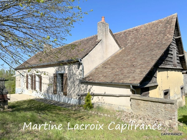Dpt SARTHE (72), à vendre BONNETABLE - MAISON DE CAMPAGNE ET DÉPENDANCES - TERRAIN DE 3642M²