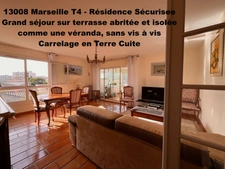 FLORALIA 13008 - T4 - TERRASSES - Cave + Place de Stationnement + Garage (box).   419 400 euro 