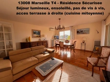 FLORALIA 13008 - T4 - TERRASSES - Cave + Place de Stationnement + Garage (box).   419 400 euro 