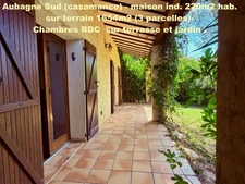 13400  Aubagne (Casamance et Chateau de Creissauds) Maison Individuelle -  4 à 5 chambres - 220m2 hab et 300m2 plancher
