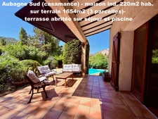 13400  Aubagne (Casamance et Chateau de Creissauds) Maison Individuelle -  4 à 5 chambres - 220m2 hab et 300m2 plancher