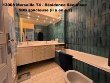FLORALIA 13008 - T4 - TERRASSES - Cave + Place de Stationnement + Garage (box).   419 400 euro 