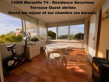 FLORALIA 13008 - T4 - TERRASSES - Cave + Place de Stationnement + Garage (box).   419 400 euro 