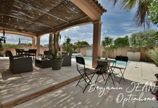 À Sérignan, villa familiale F5 de plain-pied avec piscine et grande terrasse plein sud