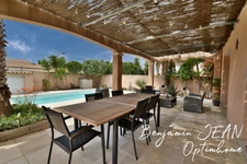 À Sérignan, villa familiale F5 de plain-pied avec piscine et grande terrasse plein sud