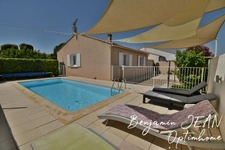 Maison de plain-pied avec piscine, Un petit coin de paradis à Sauvian !